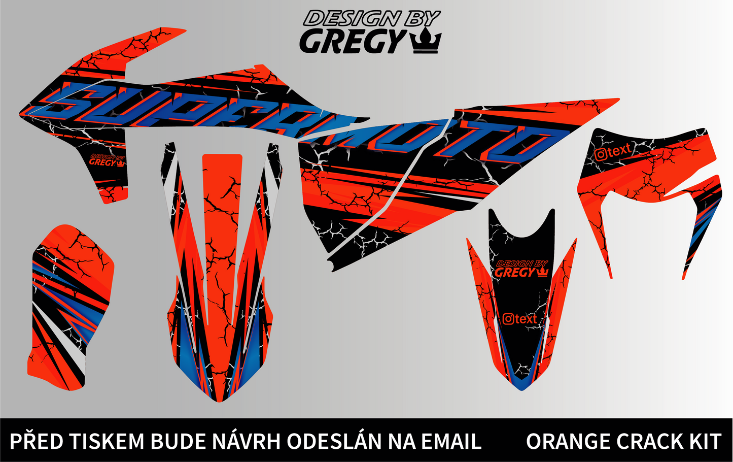 ORANGE CRACK Semi-Custom Kit