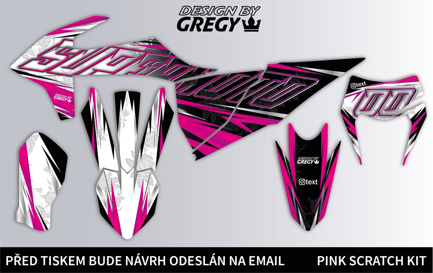 PINK SCRATCH Semi-Custom Kit