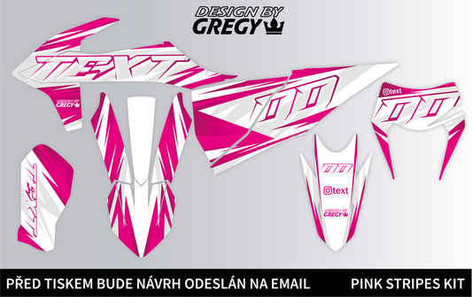 PINK STRIPES Semi-Custom Kit